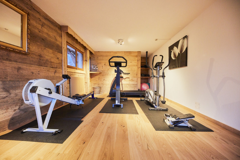 Salle fitness - © Hôtel Neige et Roc Salle fitness
