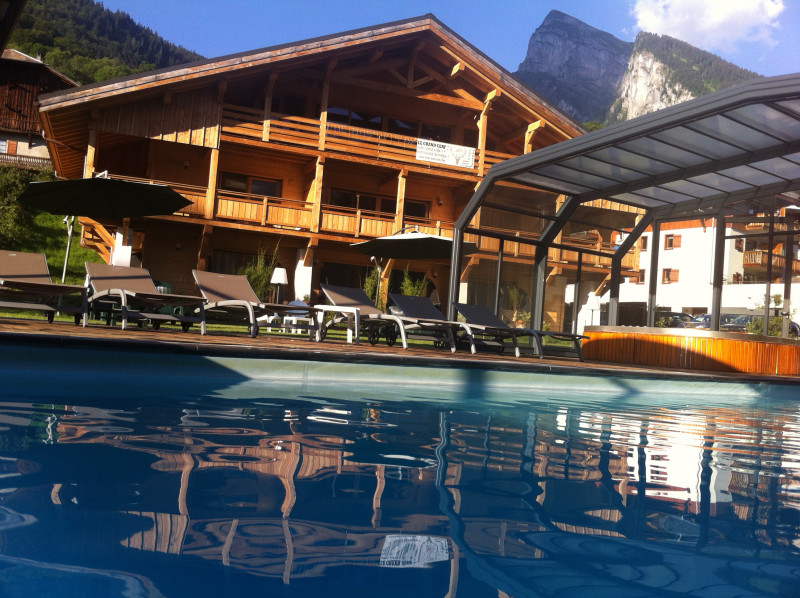 piscine été - © Lodge le Grand Cerf piscine été