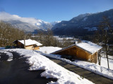 Vues panoramique sur les montagnes du Giffre