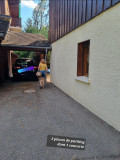 Ground floor at the edge of the woods, garden, terrace, town center_Samoëns