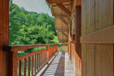 Le balcon des chambres 2 et 3