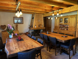 le chalet du Bérouze salle à manger
