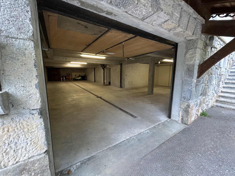 Open garage access door