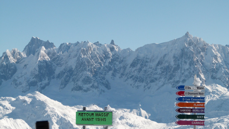 Grandes Platières - Chaîne du Mont Blanc