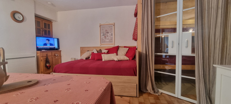 Ground floor at the edge of the woods, garden, terrace, town center_Samoëns