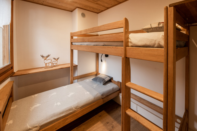 Chambre avec lits superposés