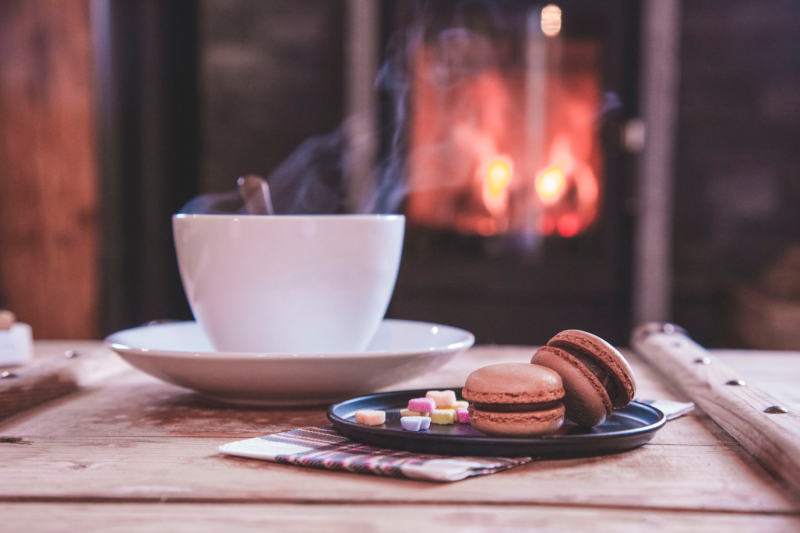 tasse de café qui fume