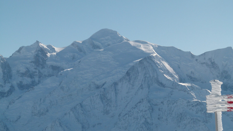 Mont Blanc depuis les Grandes Platières Mont Blanc depuis les Grandes Platières