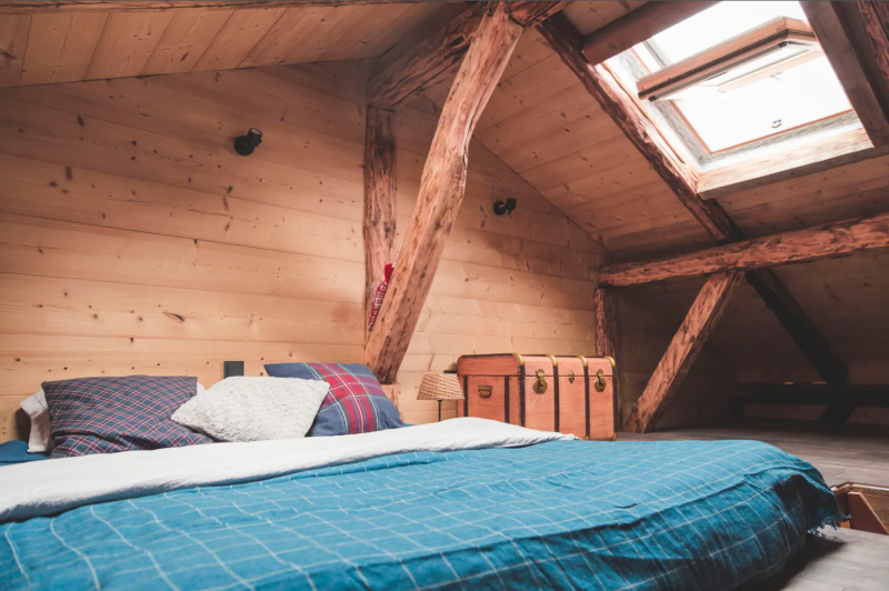 Premire chambre sous toit - © Mont Plaisir Premire chambre sous toit