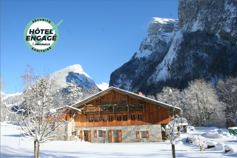 Ferme des Fontany en hiver - Hôtel engagé sécurité sanitaire - © Hôtel Neige et Roc Ferme des Fontany en hiver - Hôtel engagé sécurité sanitaire
