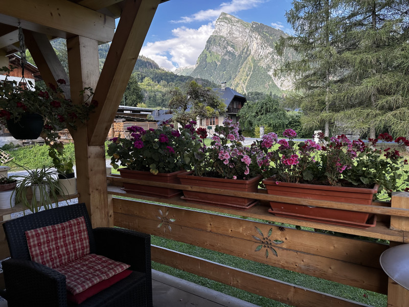 le chalet du Bérouze - la terrasse