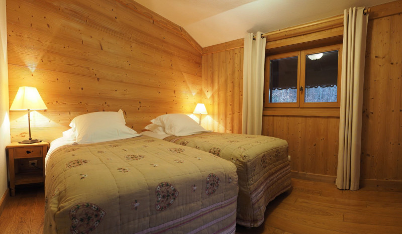 Chambre  lit jumeau - Niveau 1 - Appartement OLYMPIA modifiée