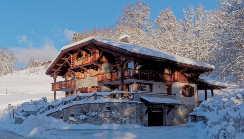 Extérieur Oratoire sous la neige - © Christine Bianco Extérieur Oratoire sous la neige