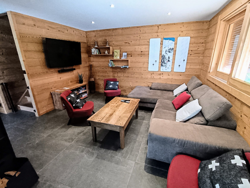 Séjour avec tv