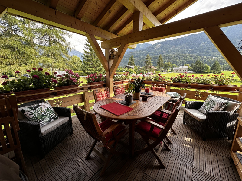le chalet du Bérouze - la tezrrasse sud