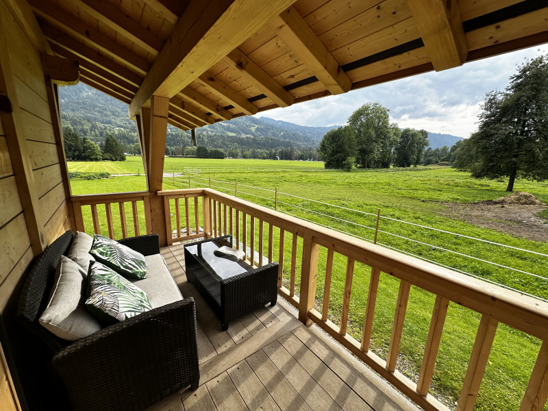 le chalet du Bérouze - la terrasse