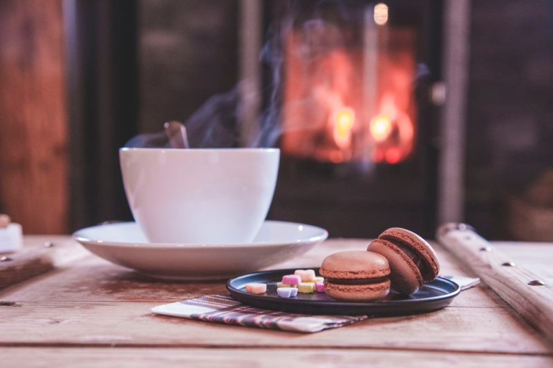 tasse de café qui fume